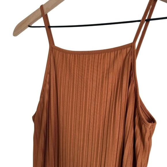 A New Day Midi Slip Dress Camel Small - Picture 5 of 9